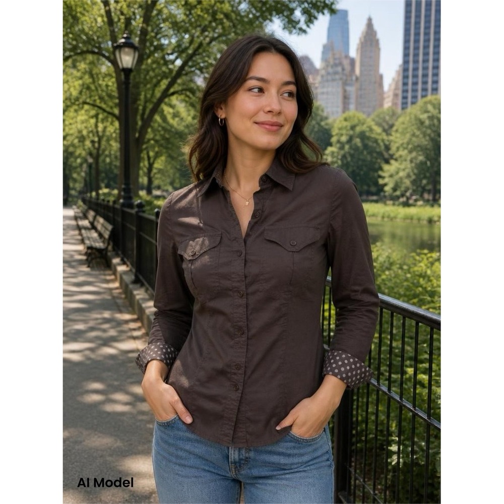 Alice Temperly for Target Women's Button-Front Collared Shirt